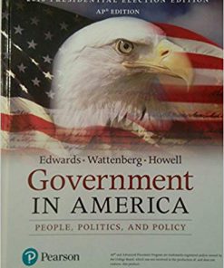Test Bank for Government in America 17th Edition