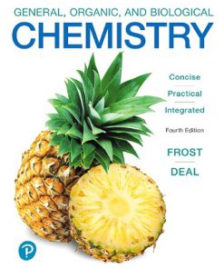 Test Bank for General, Organic, and Biological Chemistry, 4th Edition, Laura D. Frost