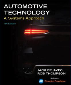 Test Bank for Automotive Technology: A Systems Approach 7th Edition Erjavec
