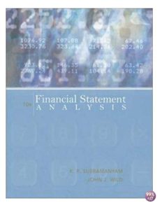 FINANCIAL STATEMENT ANALYSIS SUBRAMANYAM CHAPTER 2 SOLUTIONS visual data 3