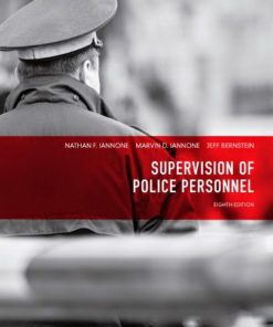 Test Bank Supervision Police Personnel 8th Edition Iannone Iannone Bernstein