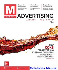 M Advertising 3rd Edition Schaefer Solutions Manual