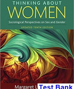 Thinking About Women 10th Edition Andersen Test Bank